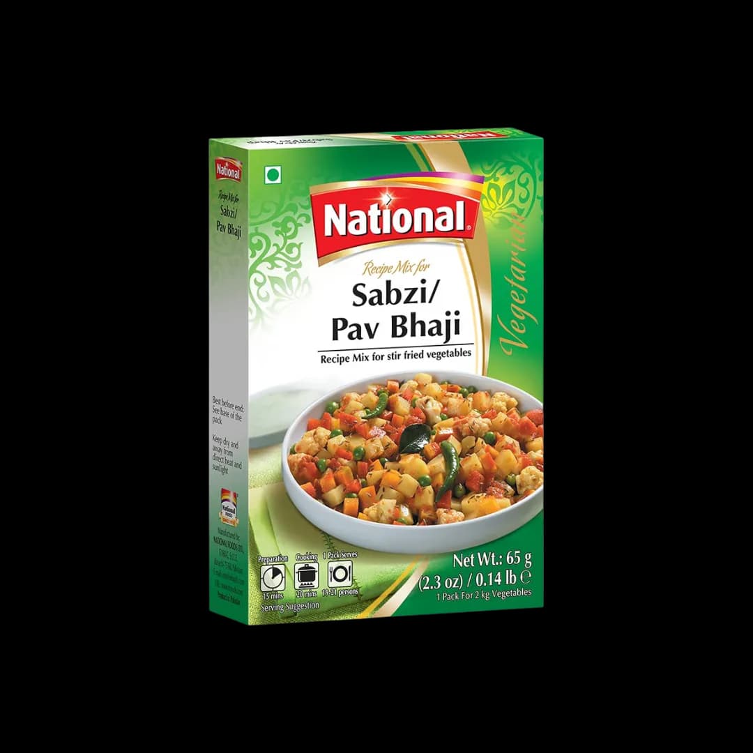 National Foods Sabzi/Pav Bhaji Recipe Mix  buy online USA